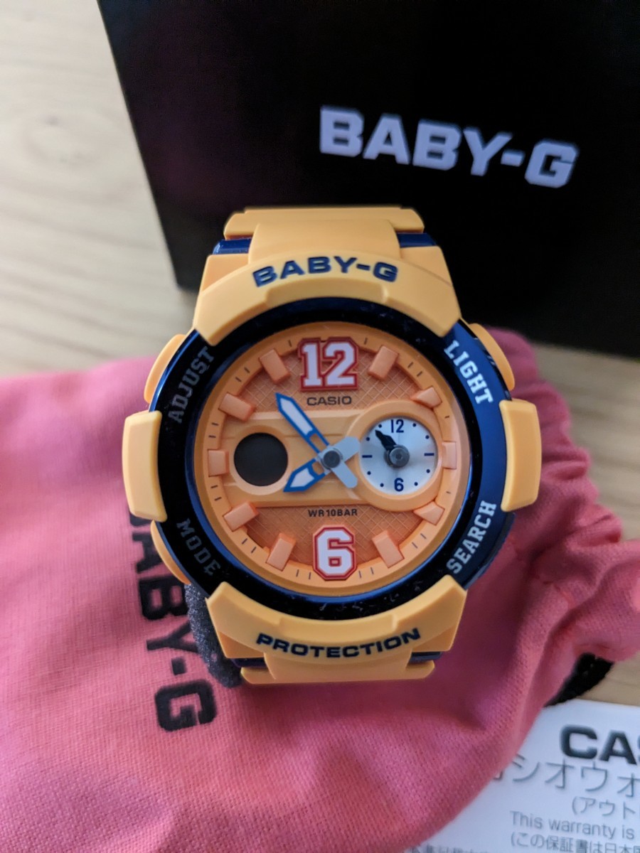完全未使用 カシオ BGA-210-4BJF イエロー 人気 品薄 【公式通販】