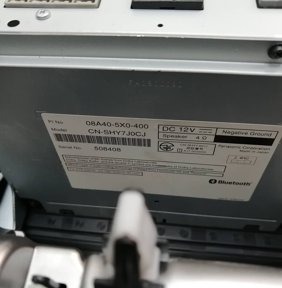 9インチ ホンダ VXM-185VFNi フルセグTV/CD/CD録音/DVD/MP3/SD/Bluetooth/AM/FM/USB/ipod対応　DB7ハイブリット取り外し Gathers ホンダ VXM-185VFNi ステップワゴン Honda VXM