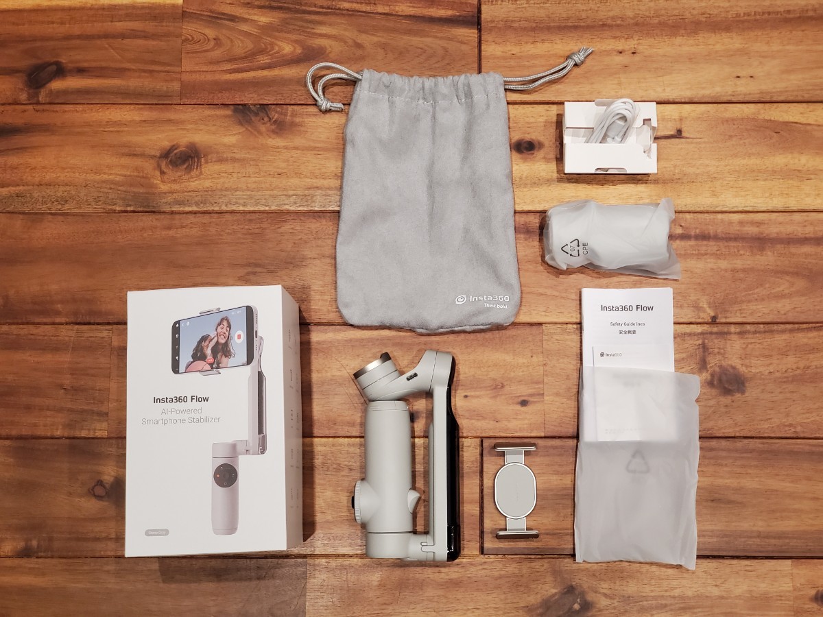 Insta360 Flow 美品 Flow Pro Insta360 Stone Gray おまけ付き