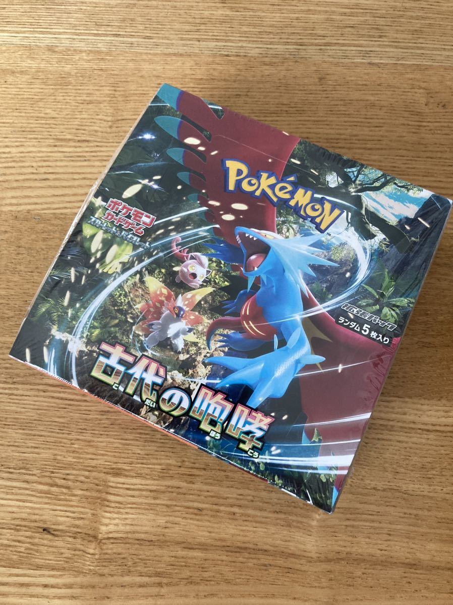 ポケモンカード 古代の咆哮 1BOX シュリンク付き 新品未開封 バイオレット 151 未来の一閃 クレイバースト 