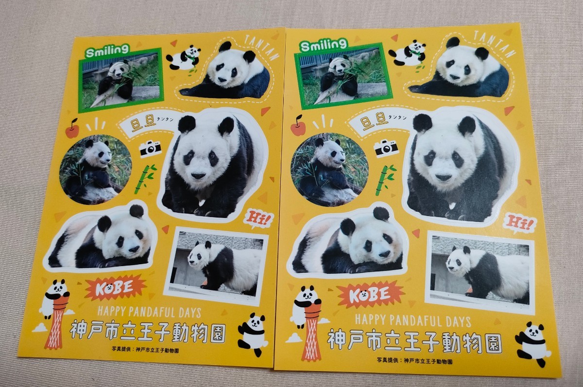 タンタン 上野松坂屋 王子動物園 クリアファイル フォト風カード