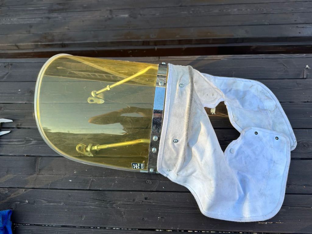 旭風防 黄ばみ　旧車 当時物 