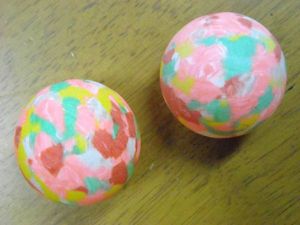 ★新品★　ラージボール　４４ｍｍ　サーブ練習ボールに　回転練習用フラワーピン球 １２