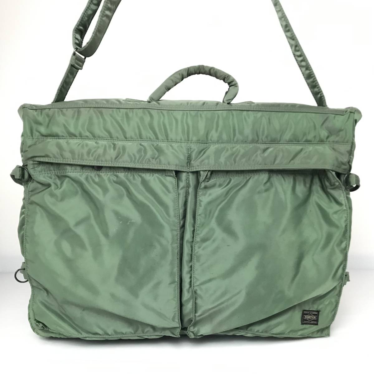 極美品□PORTER ポーター TRUNK 2WAY GARMENT BOSTON BAG ボストン 