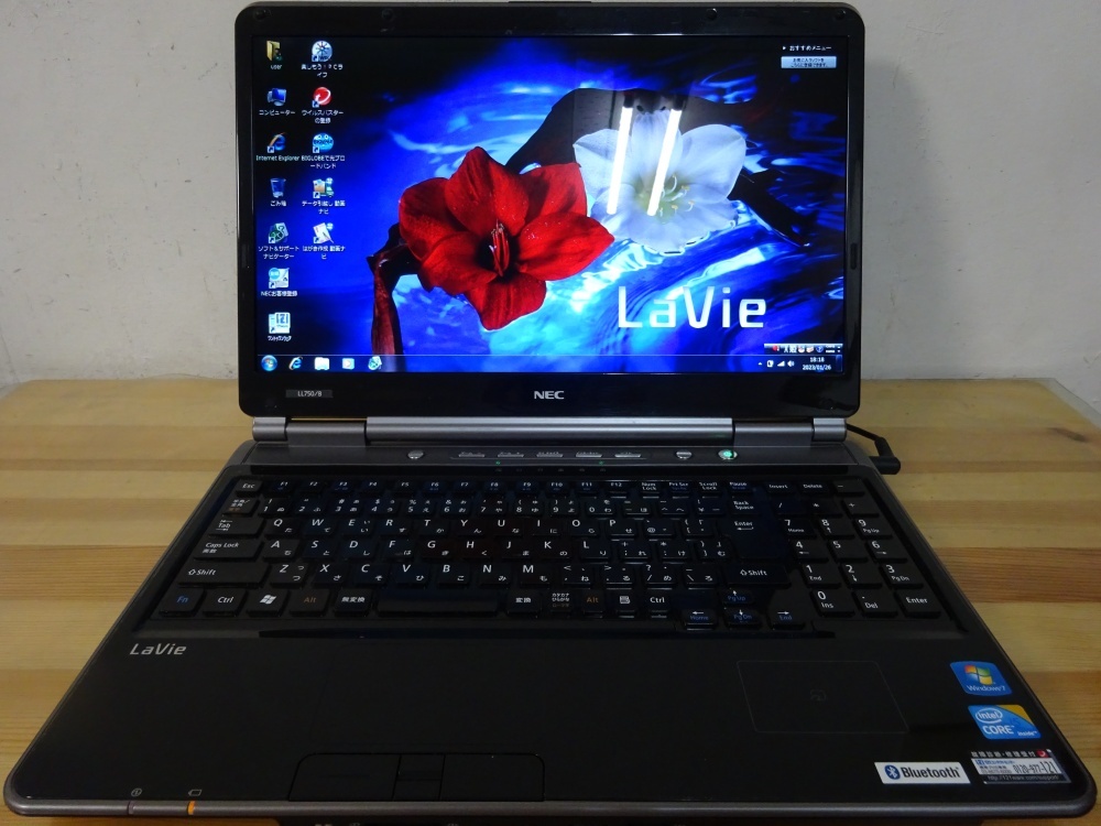 Ci5 NEC LL750A Win7 HD 500GB 4GB Office iTunes 高機能!! ノート 