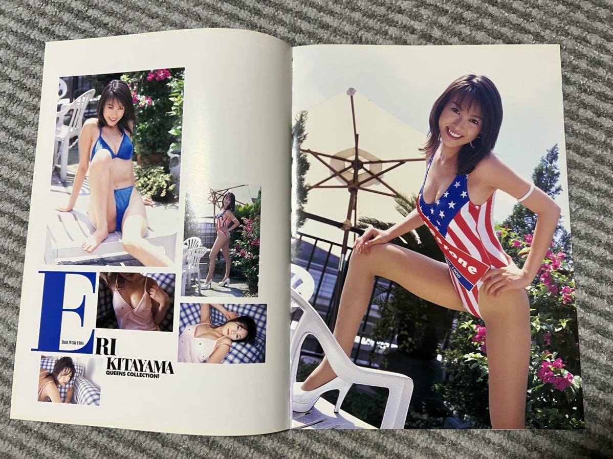 レースクイーン 北山えり ハイレグ ビキニ グラビア 切り抜き 8枚