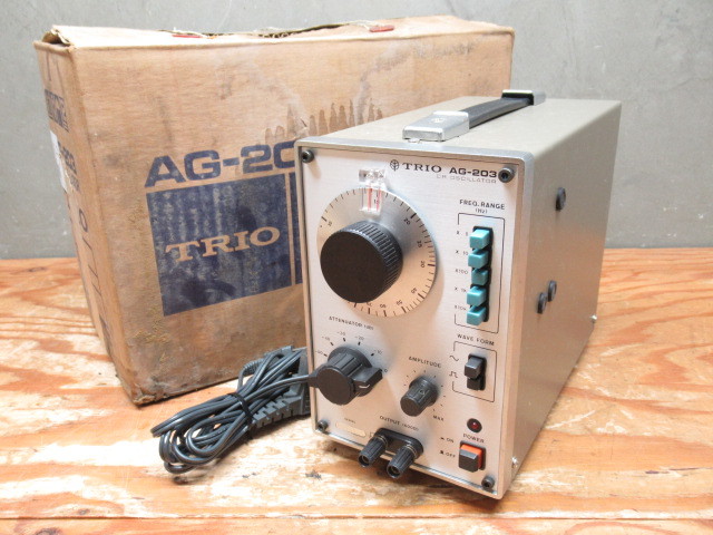 TRIO☆AG-203☆CR OSCILLATOR・ジャンク AG-203 TRIO CR 管理5Y1030A