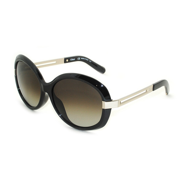 在庫処分 Chloe クロエ サングラス ブラック レディース アジアンフィット UVカット 国内正規品 CE670SA 001