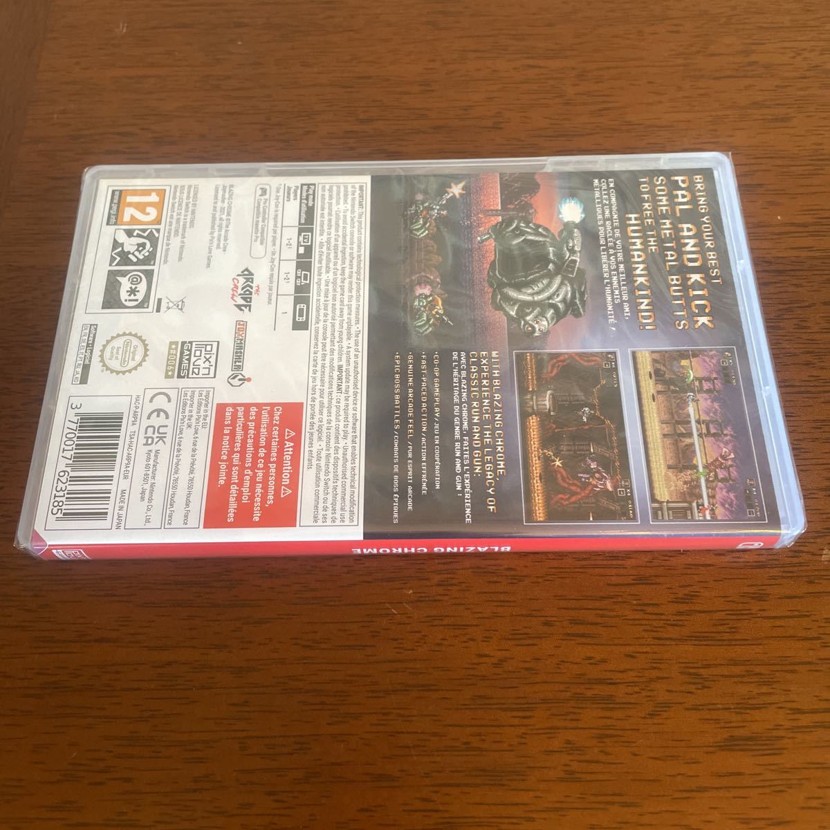 Blazing Chrome ブレイジングクローム switch スイッチソフト