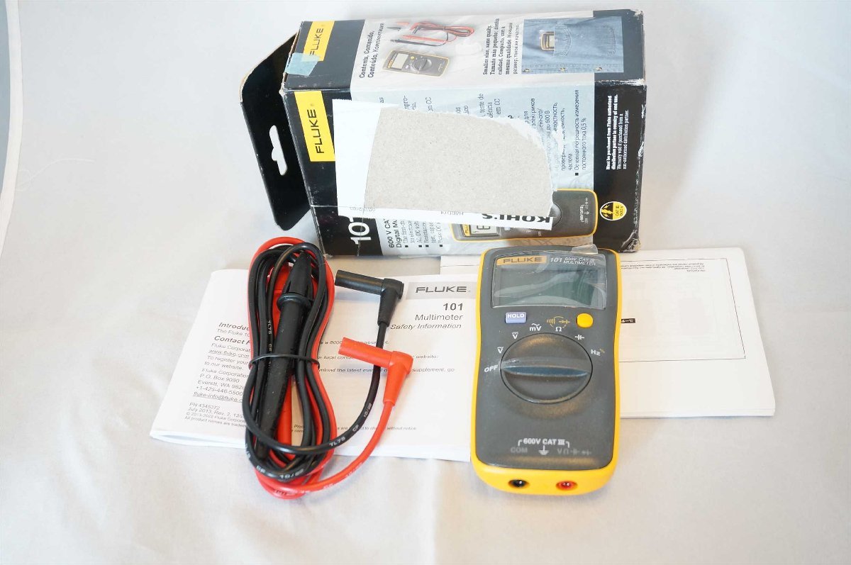 FLUKE (フルーク) ポケットサイズ・マルチメータ【国内正規品】 101