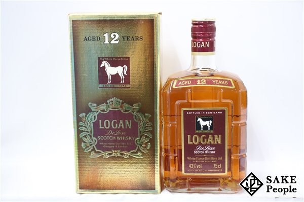 ◇注目! ホワイトホース ローガン 12年 デラックス 750ml 43％ 箱付き