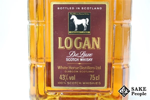 ◇注目! ホワイトホース ローガン 12年 デラックス 750ml 43％ 箱付き