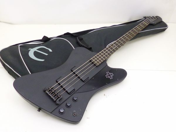 飾り物 I093-S3-12686□ Epiphone エピフォン エレキベース XII ブラック