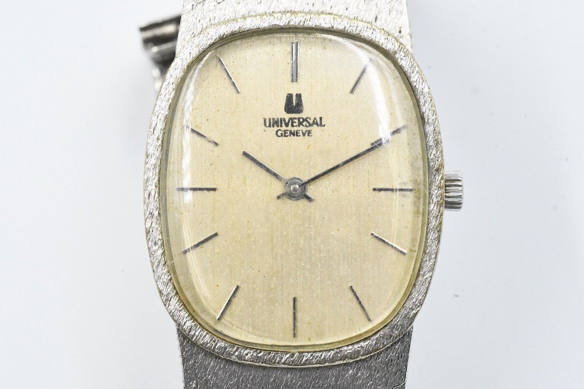 ジャンク品 UNIVERSAL GENEVE ユニバーサルジュネーブ 手巻き式 腕時計 
