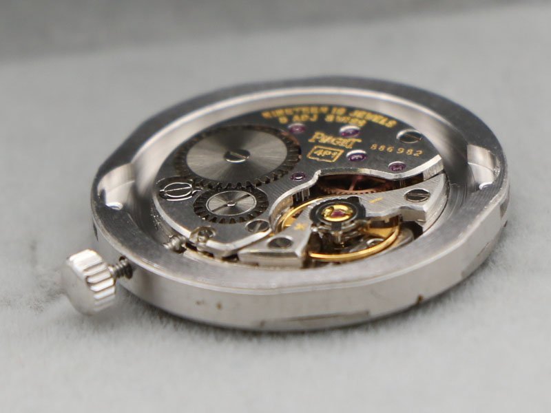 1円【 ピアジェ PIAGET 】 手巻 ムーブメント インデックスダイヤ4P SS
