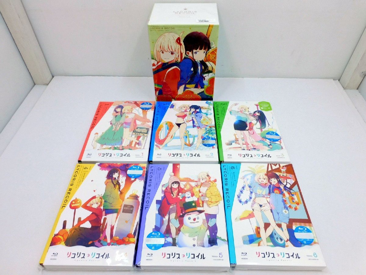 ほぼ未開封/全巻収納BOX付き】 Blu-ray Disc リコリス・リコイル [完全
