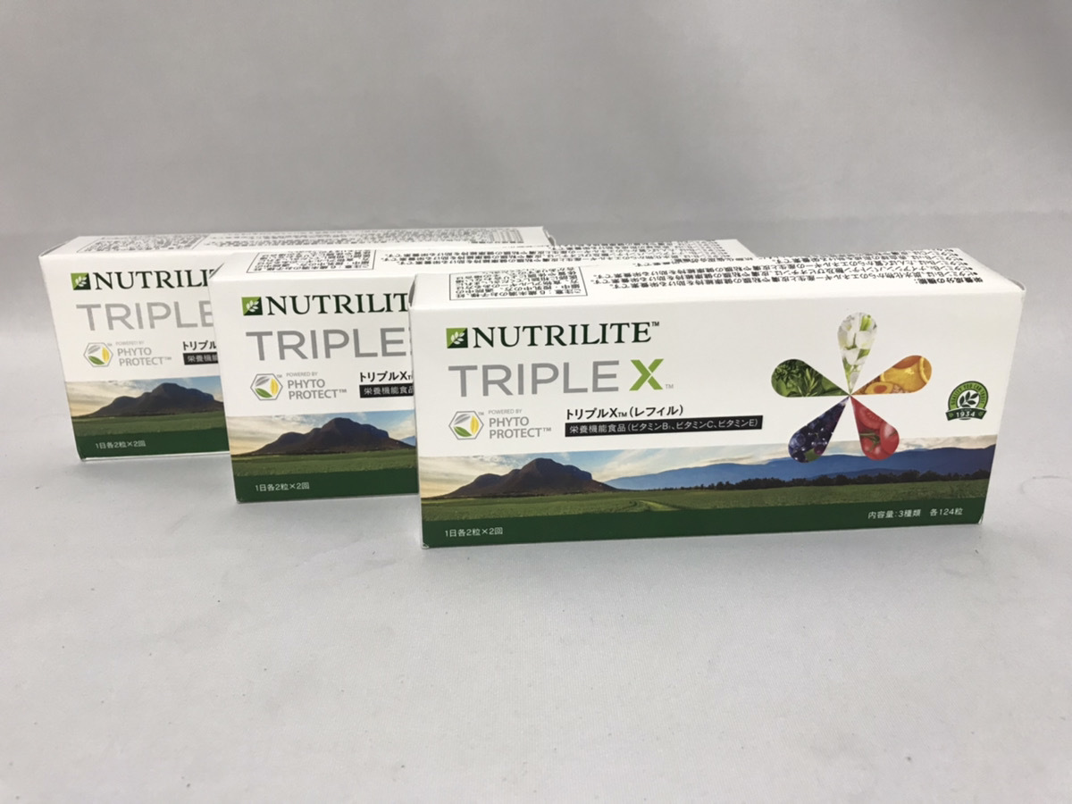 【新品】アムウェイ Amway ニュートリライト トリプルＸ （レフィル）3個セット☆ 00115050【営業日13時までの決済で当日出荷】