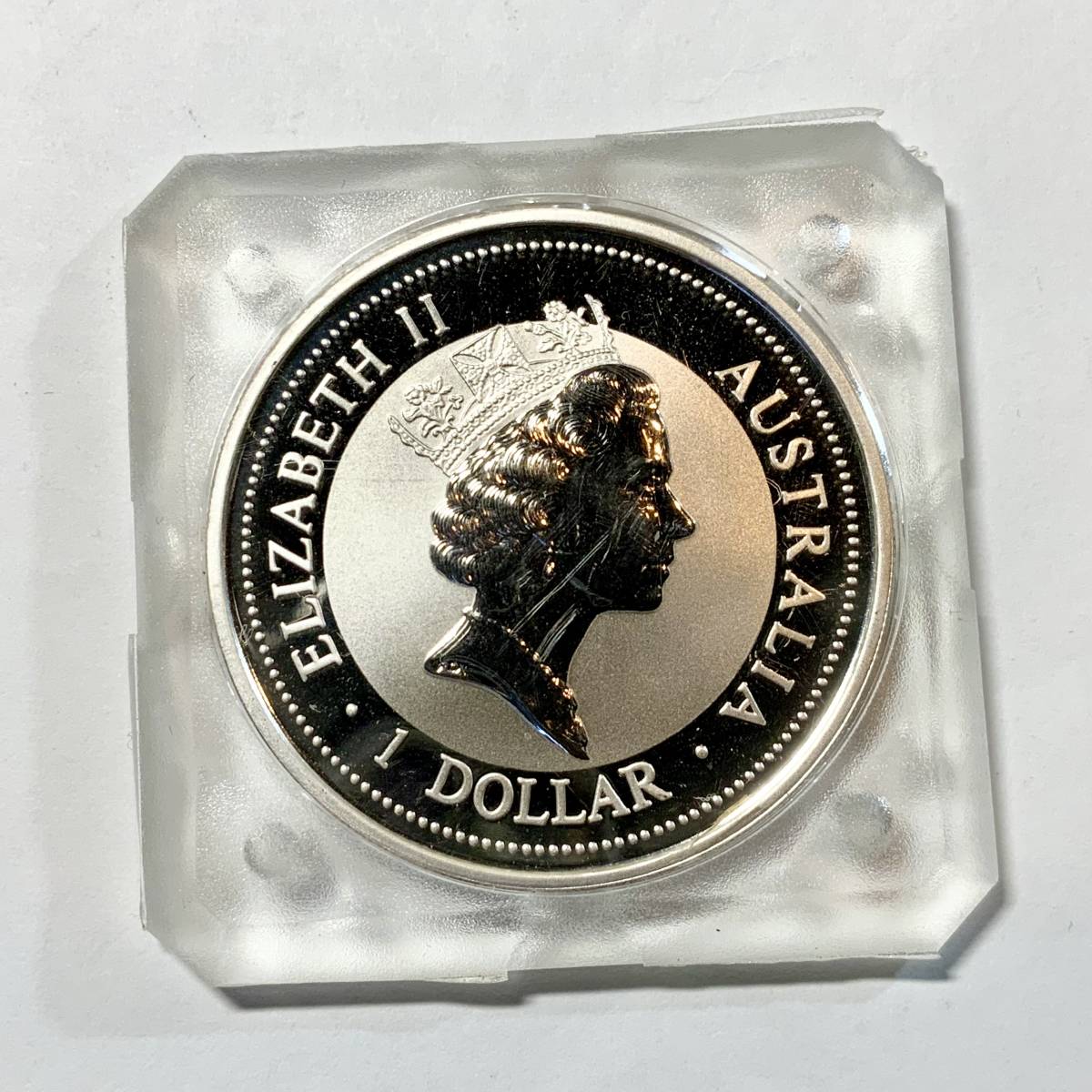オーストラリア　1998 1ドル銀貨　ケース入り　no.3
