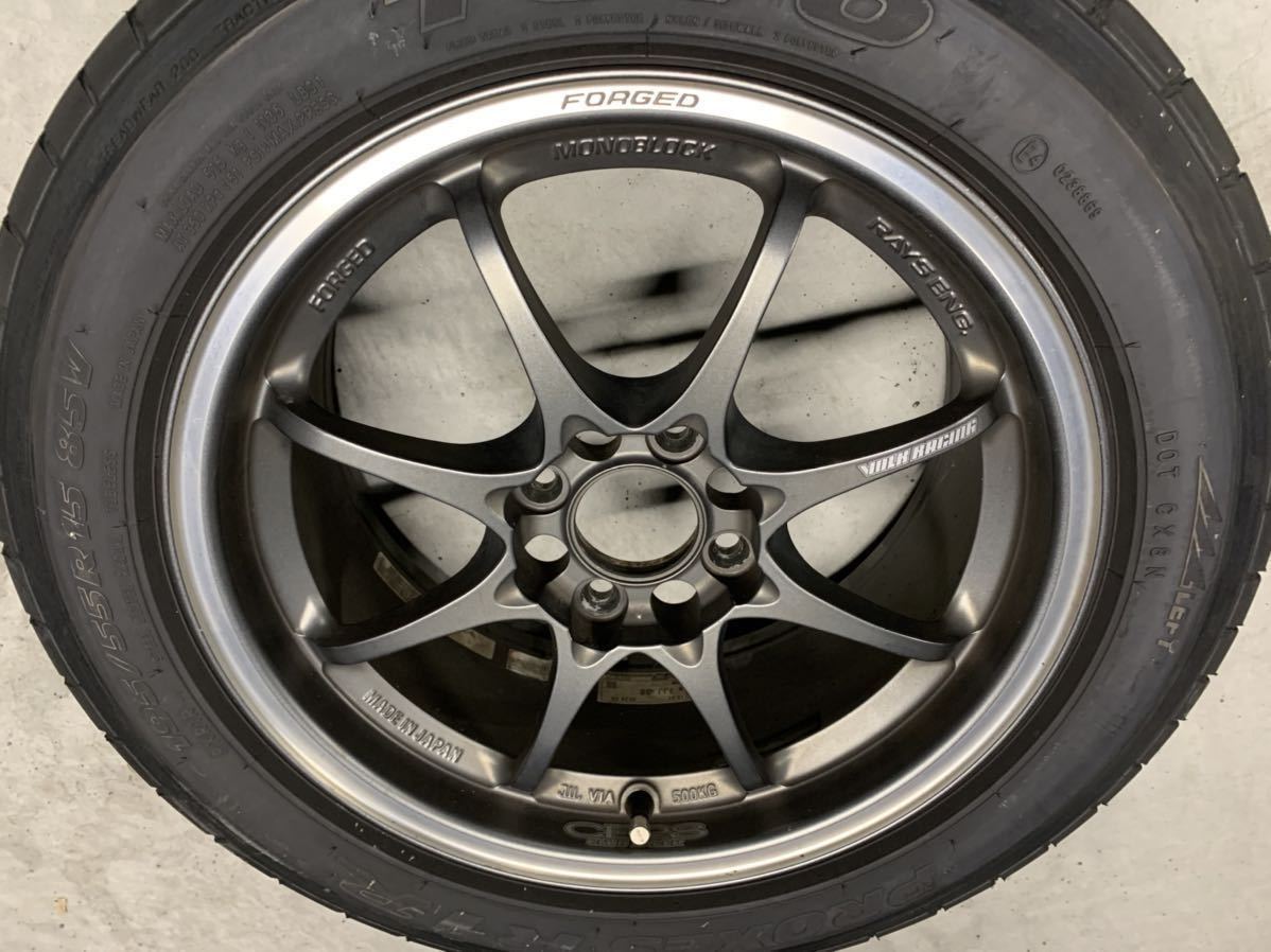 RAYS VOLK RACING CE28 CLUB RACER 15×7J +38 / TOYO PROXES R1R 195