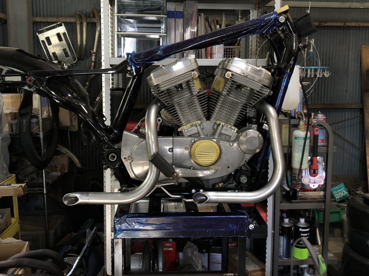 ③ Original カットエンドマフラー 883/1200 Harley Davidson ハーレー