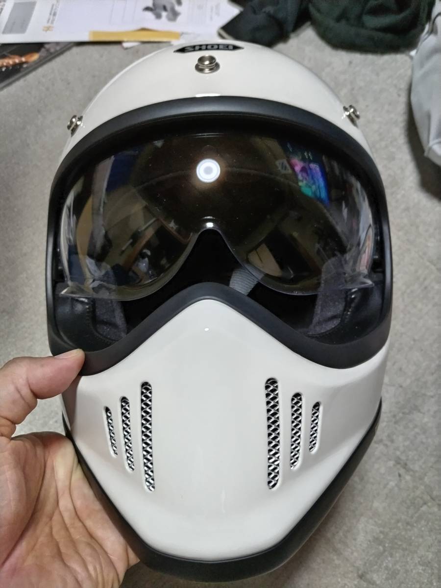 SHOEI J.O Lサイズ　オフホワイト　オマケ付き バイク SHOEI J.O Lサイズ オフホワイト オマケ付き