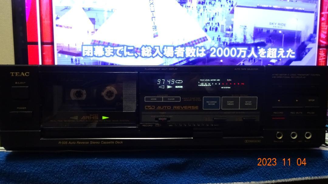 TEAC R-505 オートリバースカセットデッキ Yahoo!オークション - 10⁄22