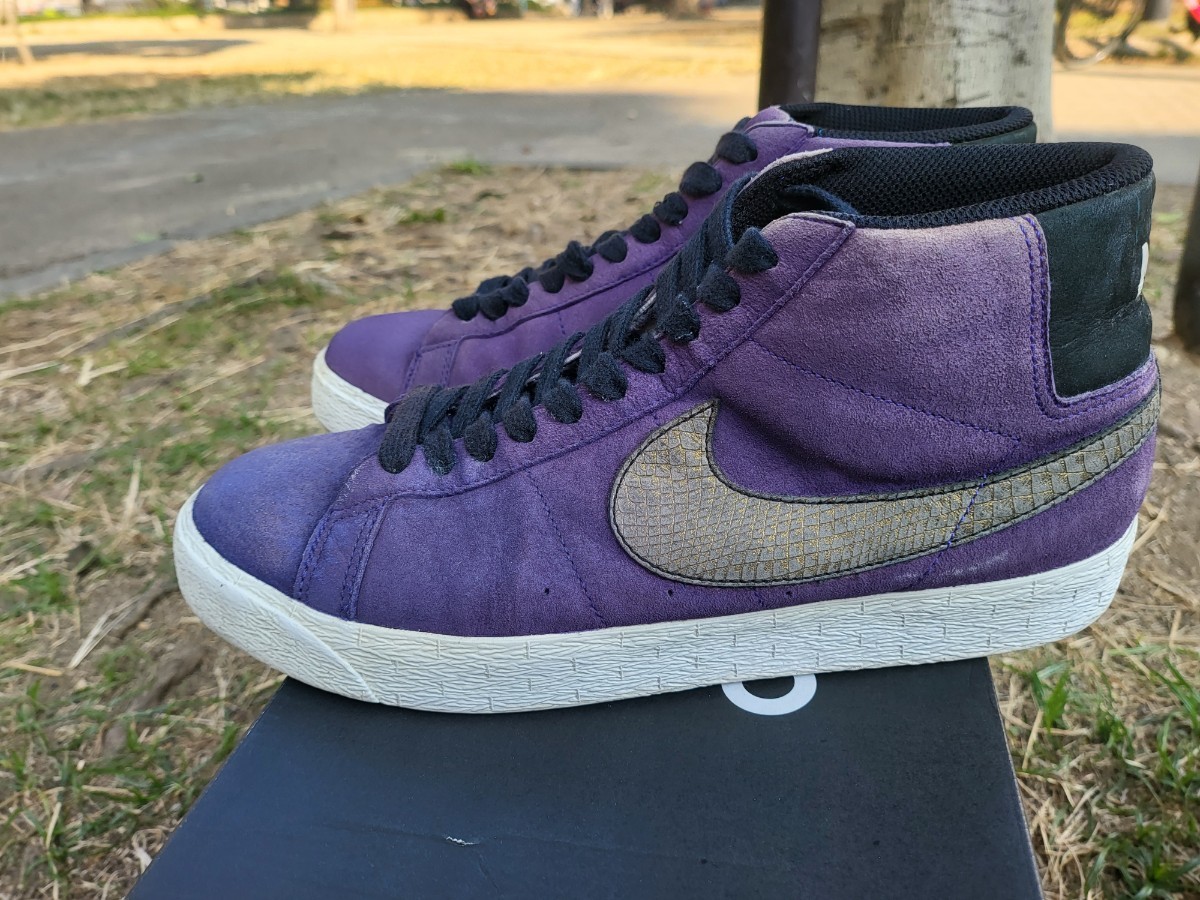 NIKE blazer sb purple snake sc cvs cl エアフォース air force 