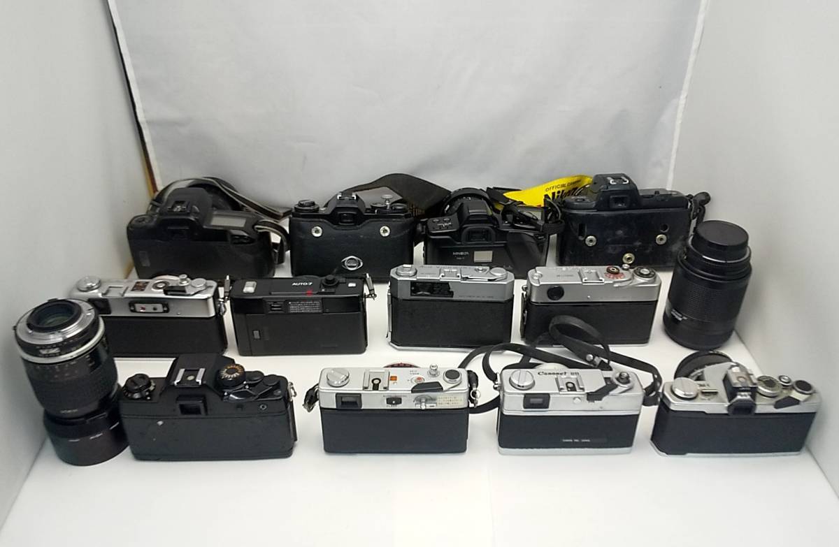 ✨ジャンク品まとめ売り✨　Nikon×3個　Canon×1個 Yahoo!オークション -「ジャンク (まとめ 大量 セット)」(キヤノン