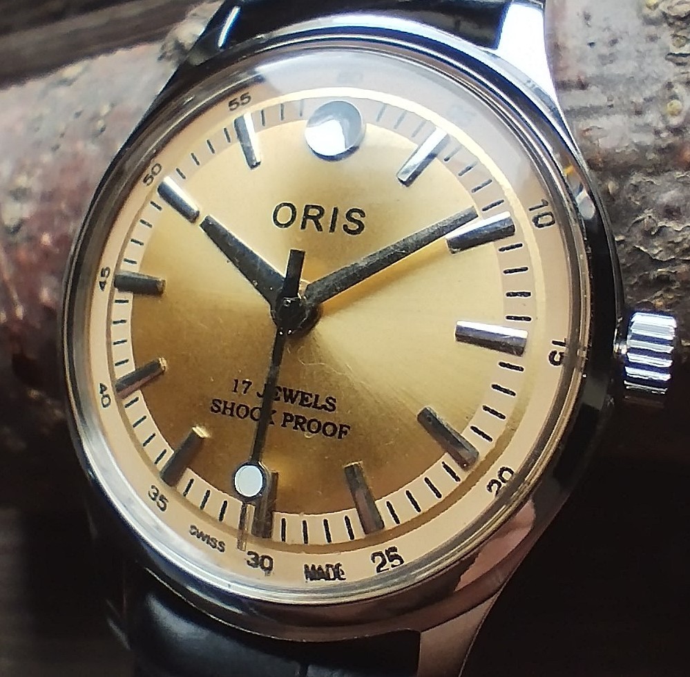 ●希少！●オリス■ORIS 手巻き機械式1980年代ヴィンテージメンズ腕時計アンティーク即納　男性人気ブランド1105i