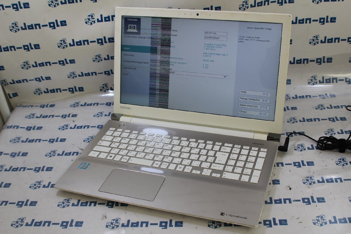 【ジャンク品】東芝 PT75AGP-BJA2 CPU:Corei7-6500U 2.6GHz メモリ:8GB この機会にぜひいかがでしょうか!! J474811 Y ◆関西発送