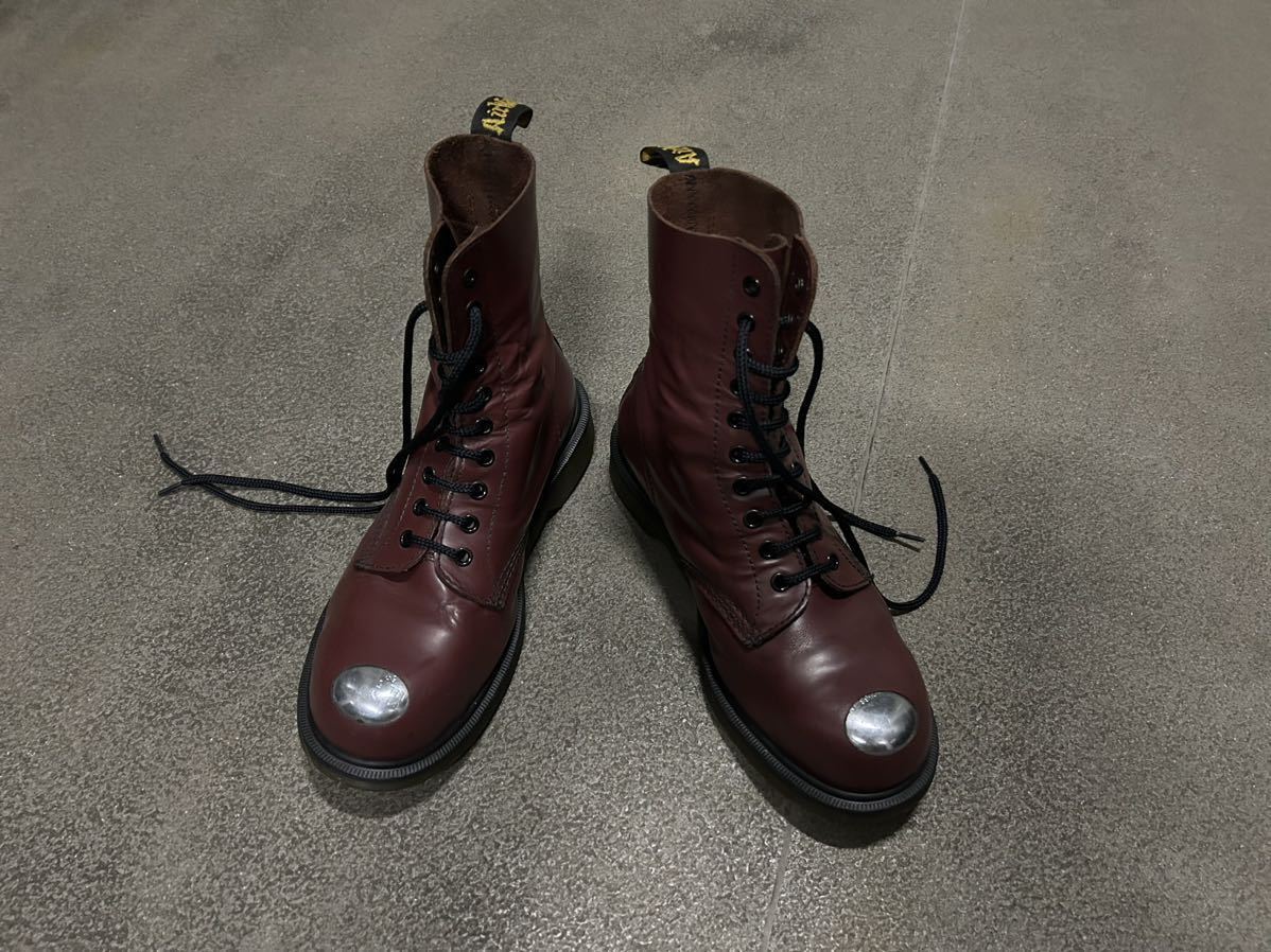 廃盤 Dr. Martens ドクター マーチン uk7 チェリーレッド ヴィンテージ ビンテージ lewis leathers
