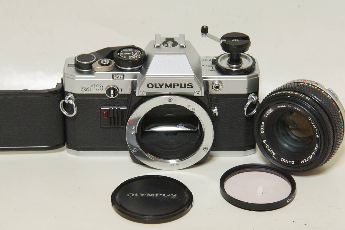 完動 OLYMPUS OM-10 & 50mm f1.8 マニュアルアダプタ付き 楽天市場】【整備済】【保証付 】 オリンパス OLYMPUS OM-10 S/N