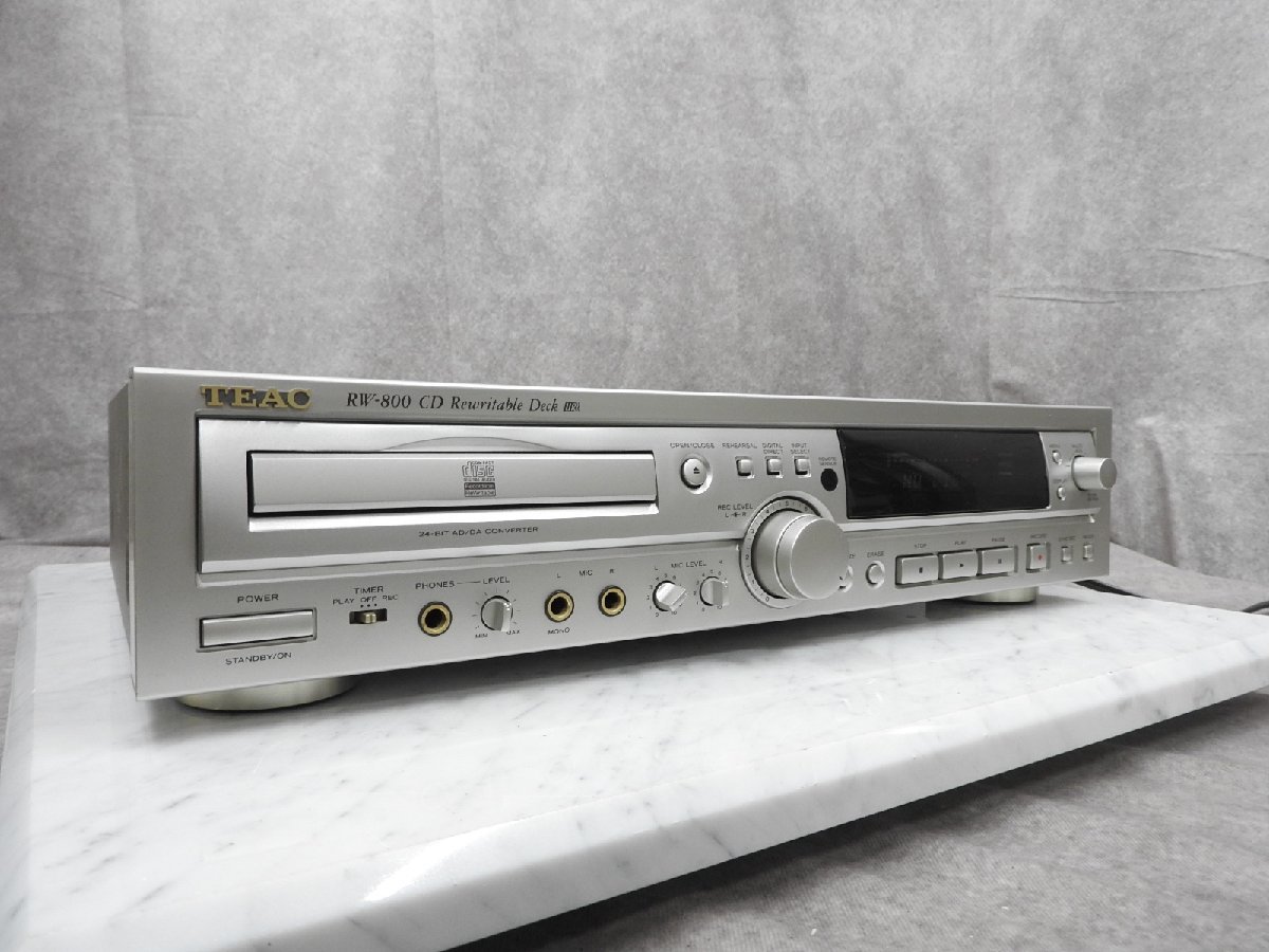 TEAC RW-800 ティアック CDレコーダー 音響機材 オーディオ 中古 良好 TEAC RW-800 ティアック CDレコーダー 音響機材 オーディオ 中古 良好
