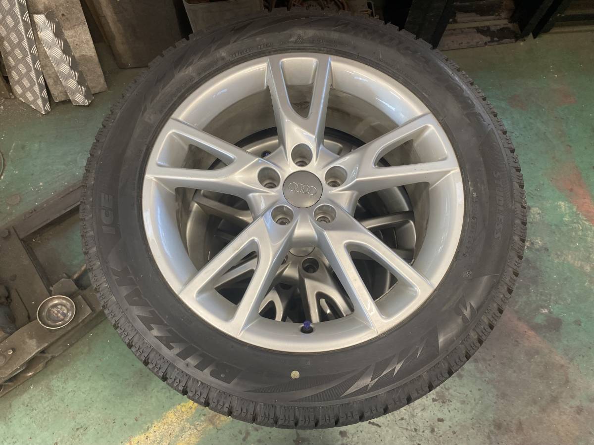 AUDI　アウディ　Q3　純正ホイール　ブリヂストン　スタッドレスタイヤ　4本セット　235／50R18　