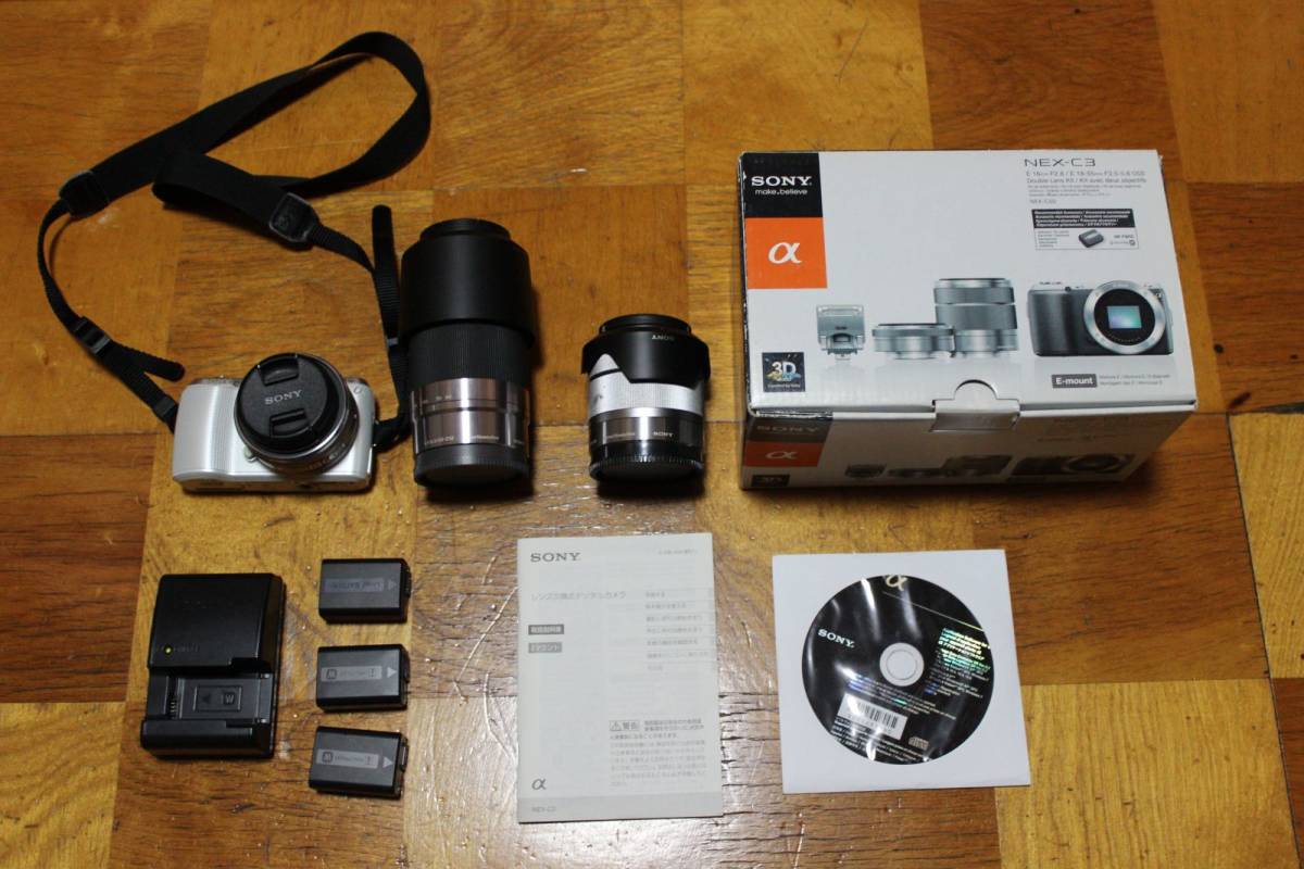 SONY α NEX-C3 ピンク ズームレンズキット ミラーレス PAY 人気 Sony