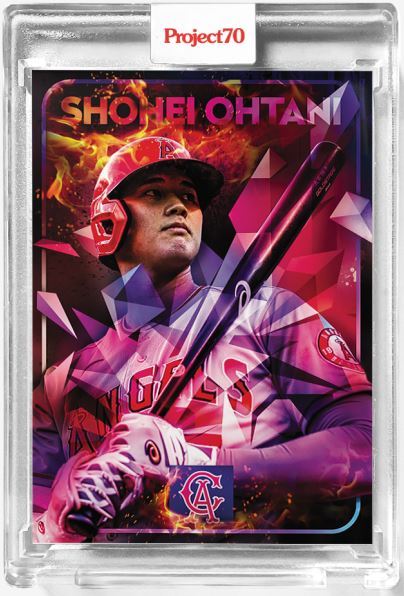 topps baseball 大谷翔平Project70 シリアル入り 大谷が登場！ TOPPSの