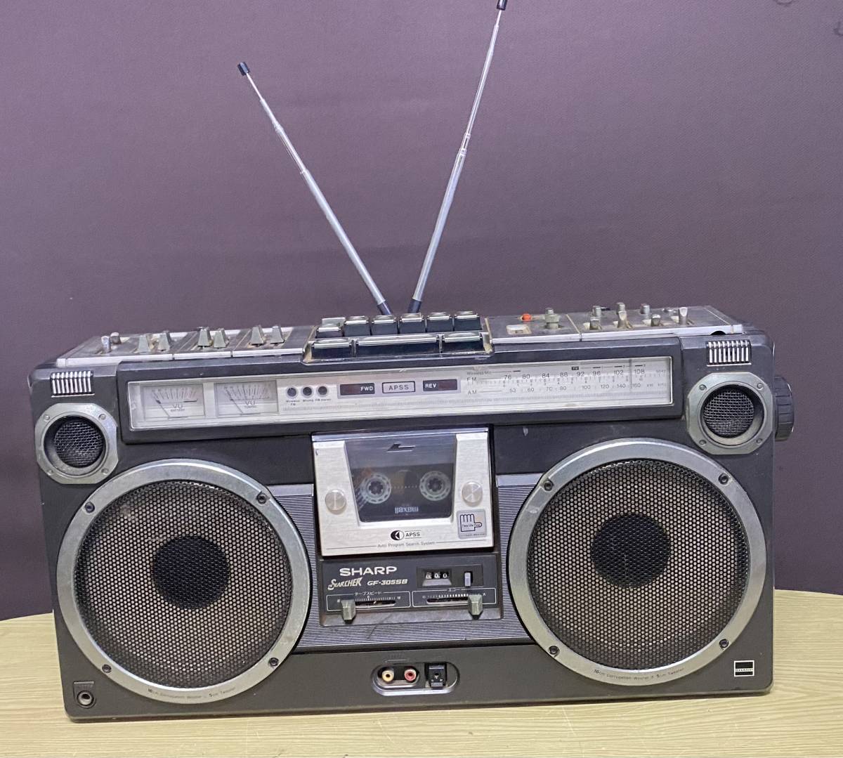 SHARP シャープ THE SEARCHER GF-305SB ラジカセ レトロ ジャンク品