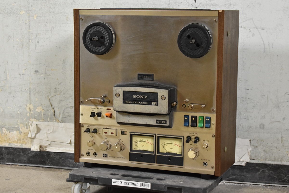 SONY/ソニー オープンリールデッキ TC-7660【現状渡し品】 オープン