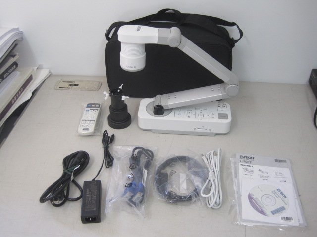 中古・美品】☆EPSON/エプソン☆書画カメラ☆ELPDC21☆実物投影機☆