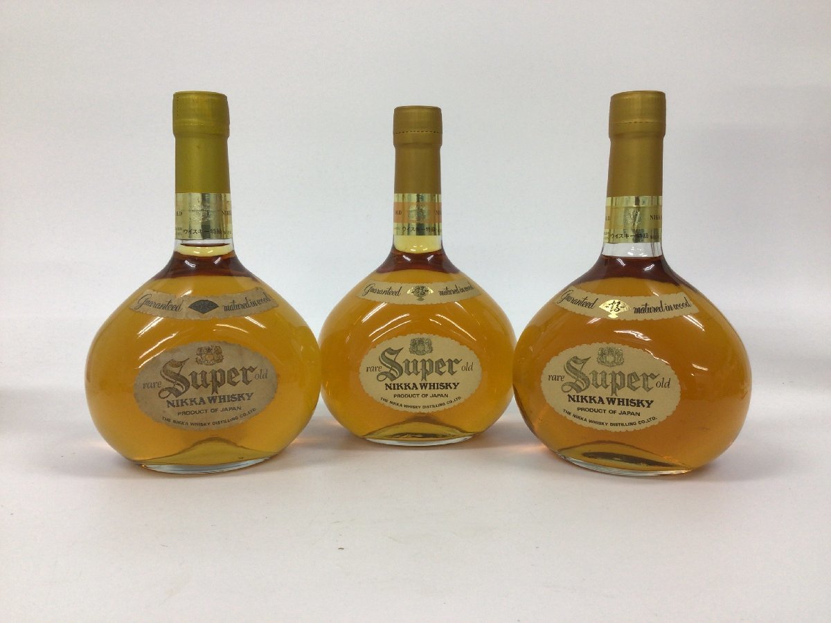 78 スーパー ニッカ レア オールド 3本セット【重量番号:6】 1円