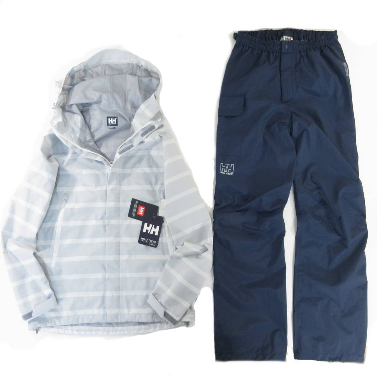 【専用】二部式　コットン 定2.0万 新品◇HELLY HANSEN◇防水 透湿 Scandza ヘリー レインスーツ