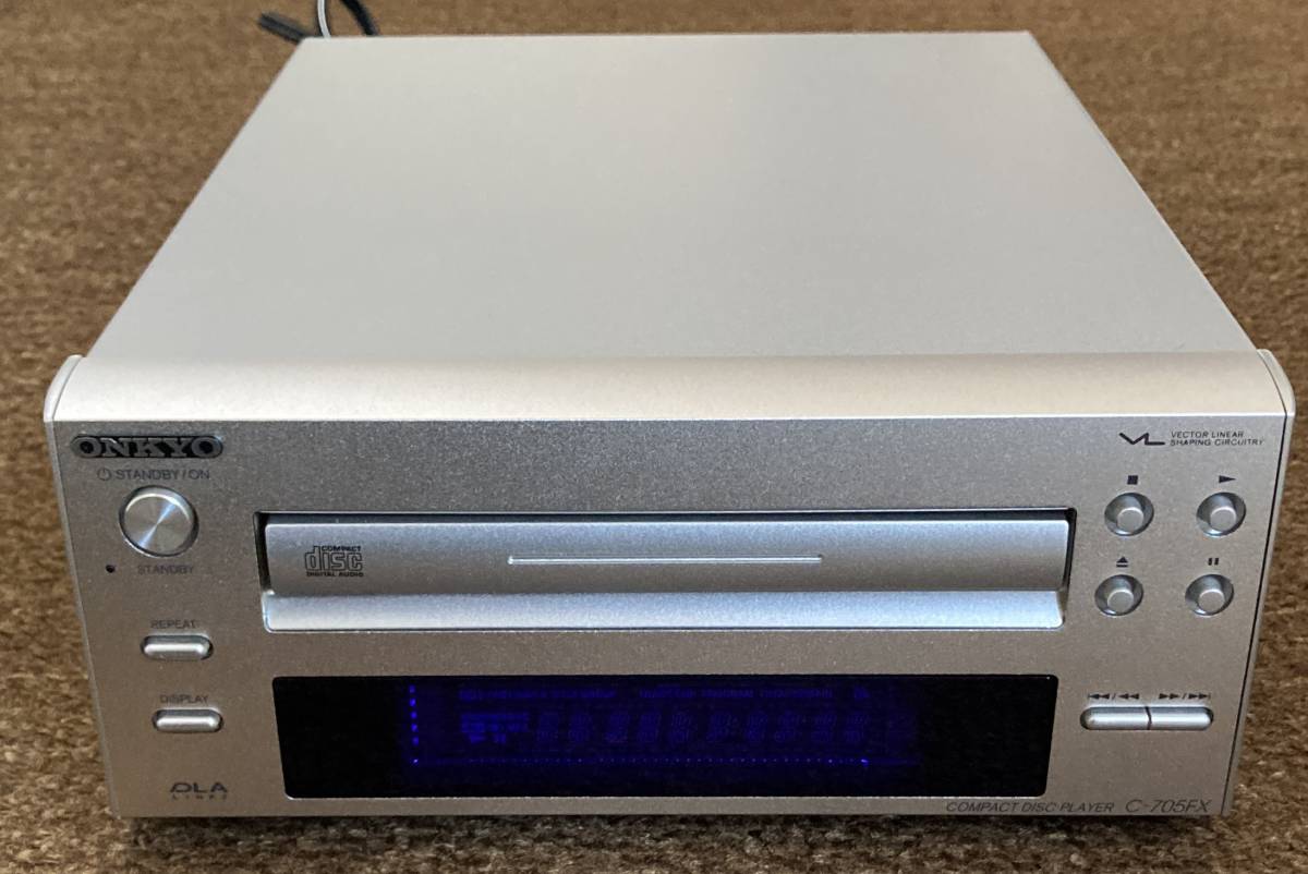 ○ONKYO オンキョー CDプレーヤー C-705FX 簡易点検整備品 ONKYO C