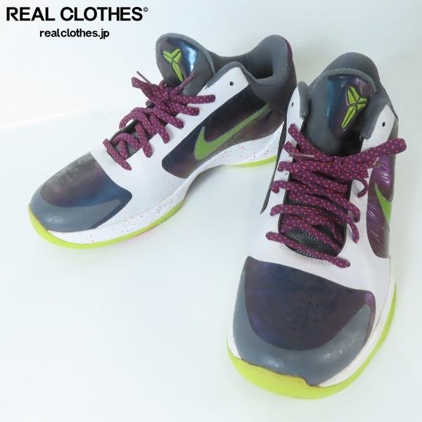 観賞用】NIKE/ナイキ ZOOM KOBE 5 CHAOS JOKER PURPLE CYBER 386429  