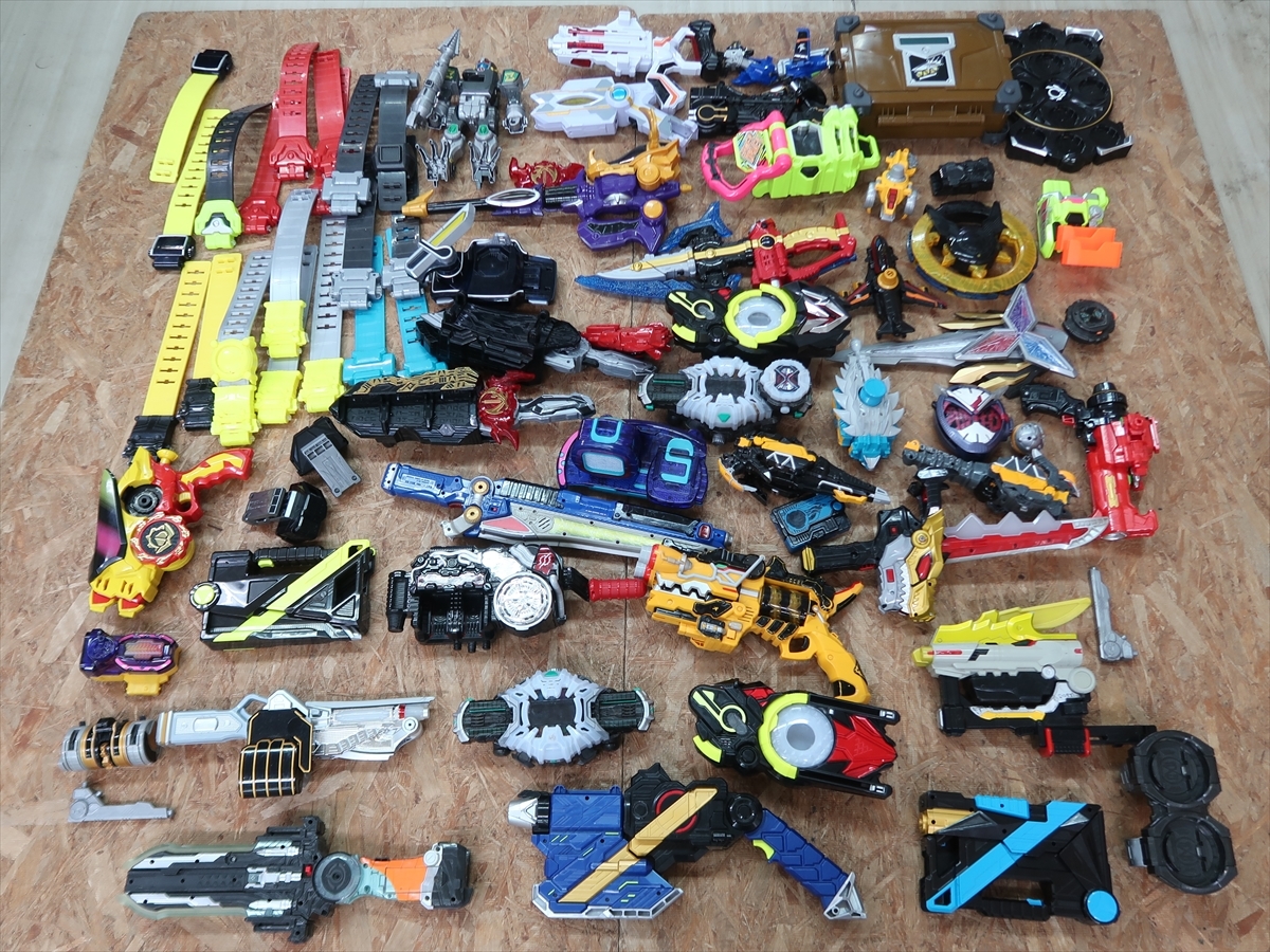 【ジャンク】平成ライダー他　特撮もの　おもちゃセット 現状品 ジャンク品 特撮 ヒーロー TOY おもちゃ 仮面ライダー 戦隊もの