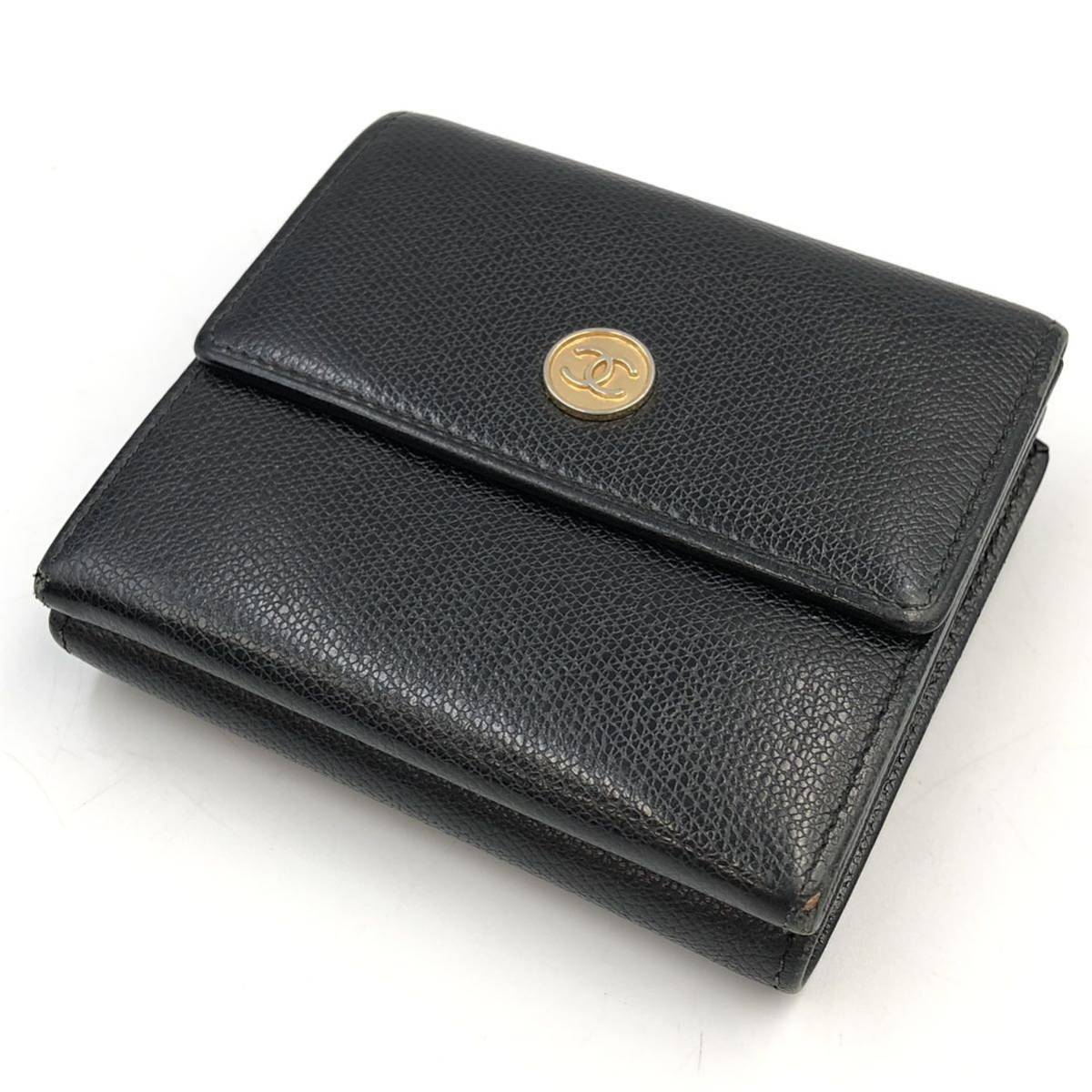 11/10 ST-I1300☆シャネル 三つ折り財布 I1300☆CHANEL/シャネル/三