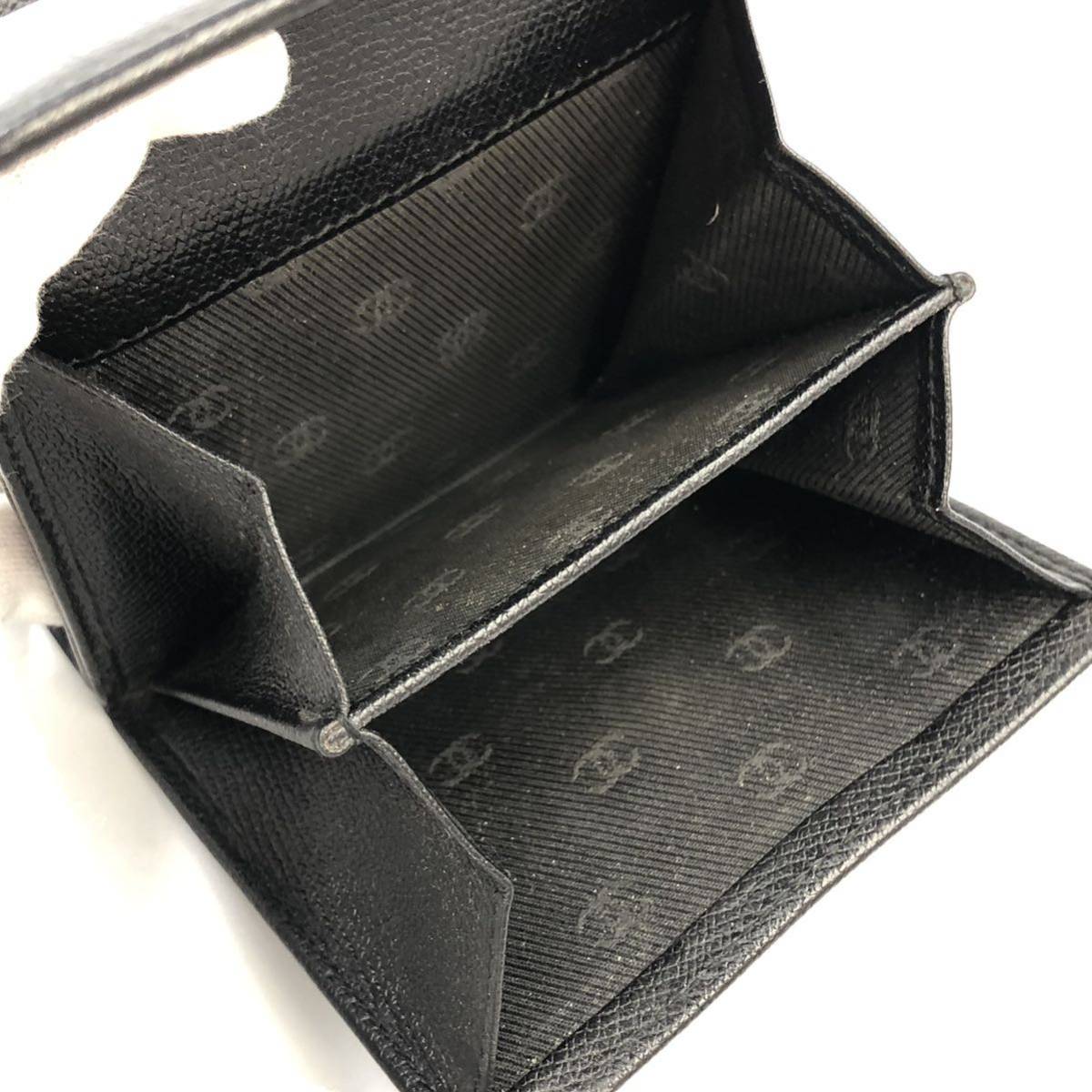 11/10 ST-I1300☆シャネル 三つ折り財布 I1300☆CHANEL/シャネル/三