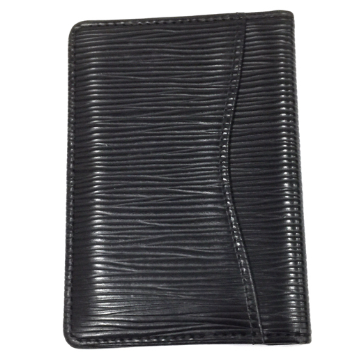 ルイヴィトン LOUIS VUITTON エピ カードケース 名刺入れ 黒 M63582