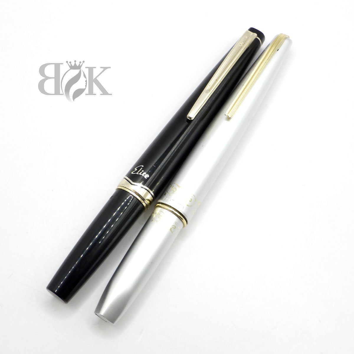 プラチナ パイロット 万年筆 エリート 18K 14K 2本セット ジャンク