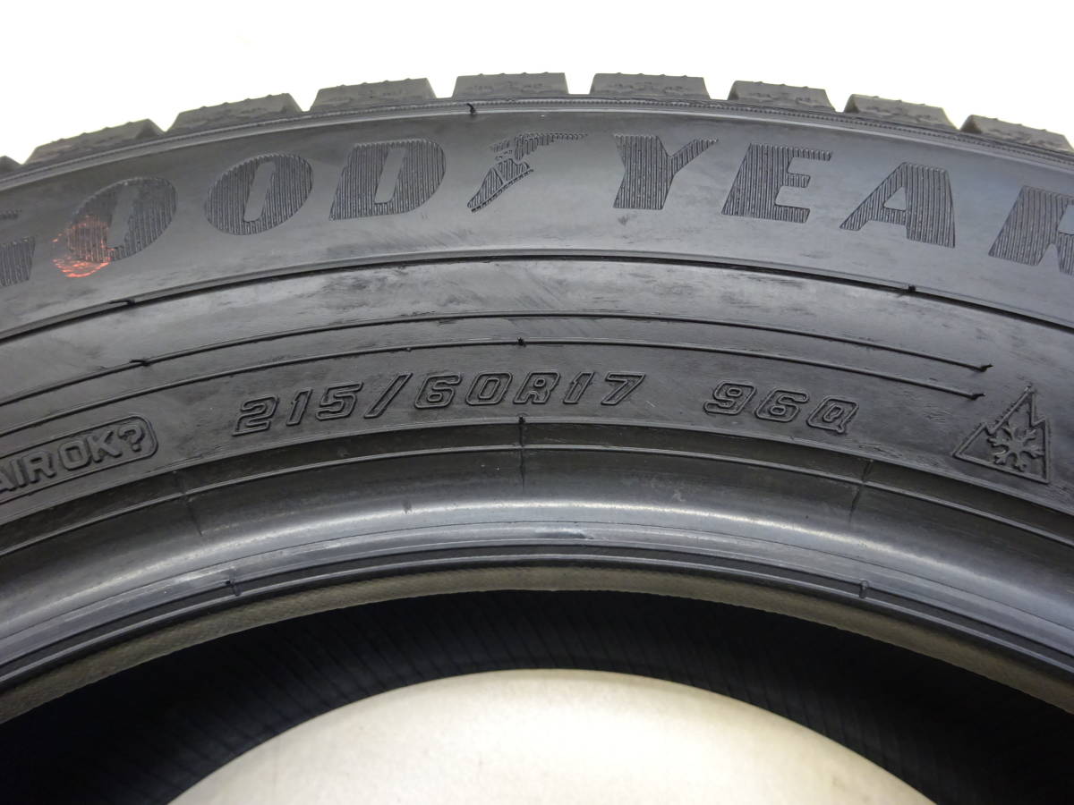 215&frasl;60R17 ICE NAVI タイヤの通販 | 4本 ST-24　GY ICE NAVI 8　★215/60R17 96Q★　4本　比較的 程度良好　溝あり 約9.5分山，約9分山　高年式 2022年式　グットイヤー アイスナビ