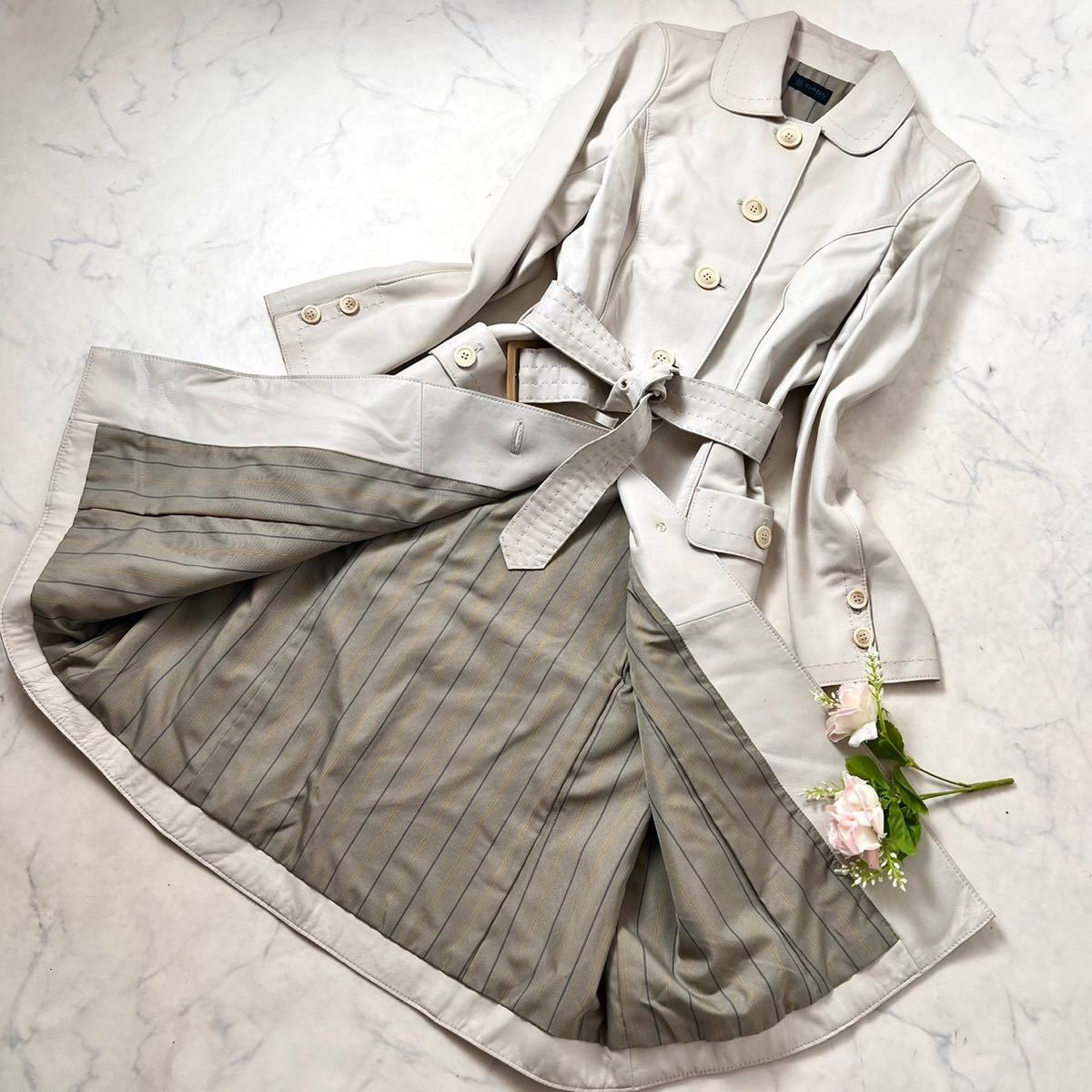 DANTON◇ウールモッサ シングルフードジャケット/コート/38/ウール/GRY